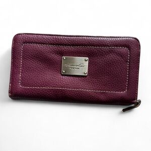 Kenneth Cole Plum Leather Wallet